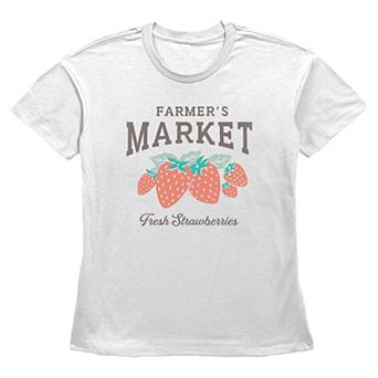 Women's Farmer's Market Short Sleeve Basic Fit Tee