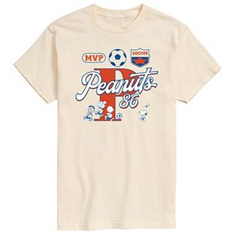 Big & Tall Peanuts Soccer Jersey Graphic Tee