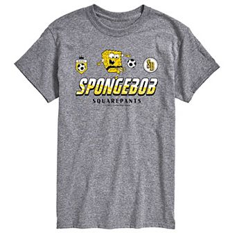 Big & Tall SpongeBob SquarePants Soccer Jersey Graphic Tee