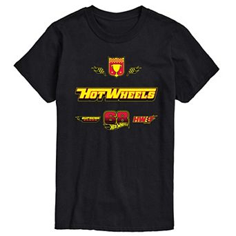 Big & Tall Hot Wheels Graphic Tee