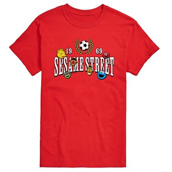 Big & Tall Sesame Street Soccer Jersey Graphic Tee
