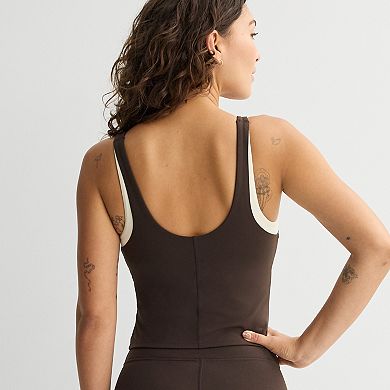 Women's FLX Affirmation Layered High Neck Tank Top