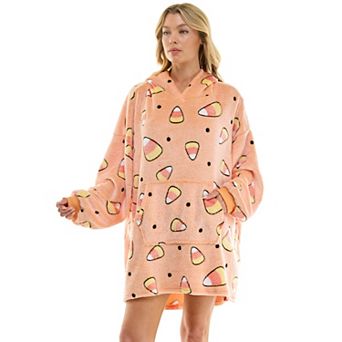 Women's Joyful Moments Halloween Printed Hooded Poncho