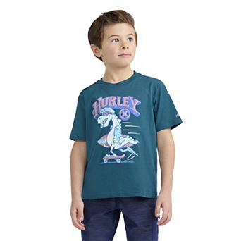 Boys 4-7 Hurley Dino Soaring Short Sleeve Graphic Tee