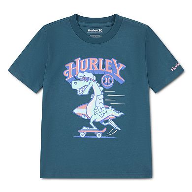 Boys 4-7 Hurley Dino Soaring Short Sleeve Graphic Tee