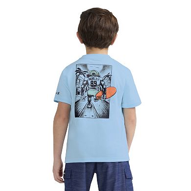 Boys 4-7 Hurley Beach Monkey Short Sleeve Graphic Tee