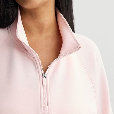 Plus Size Tek Gear® Ultracomfort Tunic Half Zip Pullover Sweatshirt