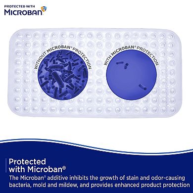 Kenney Microban Protected Antimicrobial Bubble Bath Mat