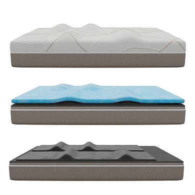 GhostBed Massage 12-inch Foam Mattress
