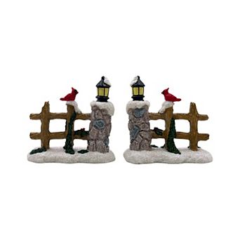 St. Nicholas Square® Cardinal Festive Fencing Table Decor