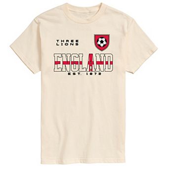 Big & Tall England Soccer Jersey Graphic Tee