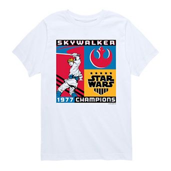 Boys 8-20 Star Wars Skywalker 1977 Champions Graphic Tee
