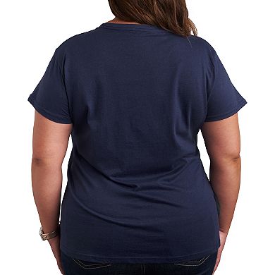 Plus Size France Soccer Jersey Graphic Tee