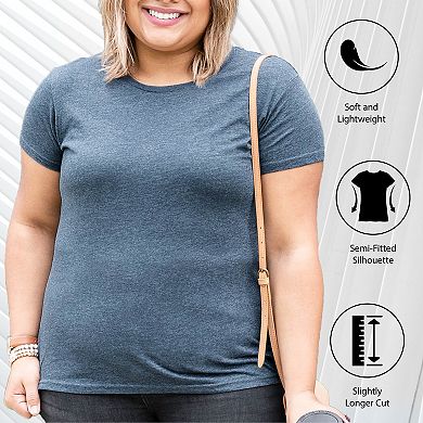 Plus Size Pink Flames Graphic Tee