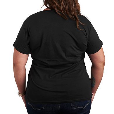 Plus Size USA Soccer Jersey Graphic Tee