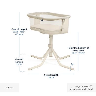 HALO BassiNest Swivel 360° Adjustable Baby Bassinet