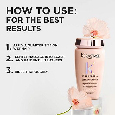 Gloss Absolu High-Shine Anti-Frizz Shampoo for Medium to Thick Hair