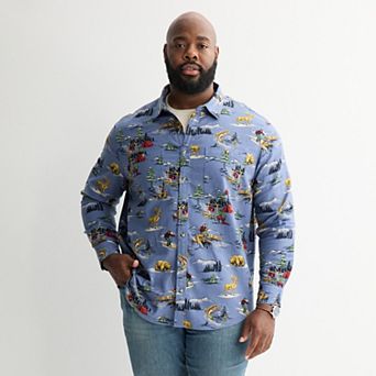 Big & Tall Sonoma Goods For Life® Long Sleeve Flannel Shirt