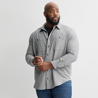Big & Tall Sonoma Goods For Life® Long Sleeve Flannel Shirt