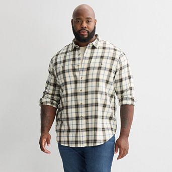 Big & Tall Sonoma Goods For Life® Long Sleeve Flannel Shirt