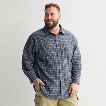 Big & Tall Sonoma Goods For Life® Long Sleeve Flannel Shirt