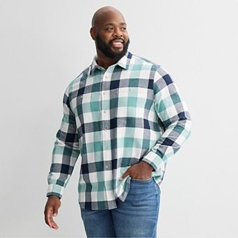 Big & Tall Sonoma Goods For Life® Long Sleeve Flannel Shirt
