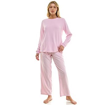 Petite Croft & Barrow® Fleece Pajama Top & Pajama Bottoms Set