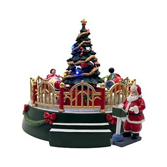 St. Nicholas Square® Musical Holiday Chair Carousel Ride Table Decor