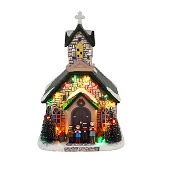 St. Nicholas Square® Holiday Church Lighted Table Decor