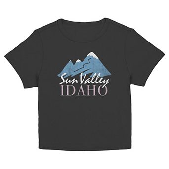 Juniors' Sun Valley Idaho Graphic Baby Tee