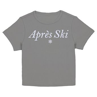 Juniors' Après Ski Short Sleeve Graphic Tee