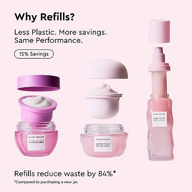 Watermelon Milk Peptide Cushion Cream Refillable Moisturizer for Dry Skin & Barrier Support