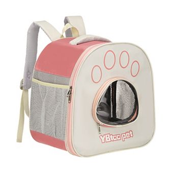 1 pc Pet Backpack Carrier Portable and Ventilated Travel Bag, 14.17x9.45x15.75 Inch