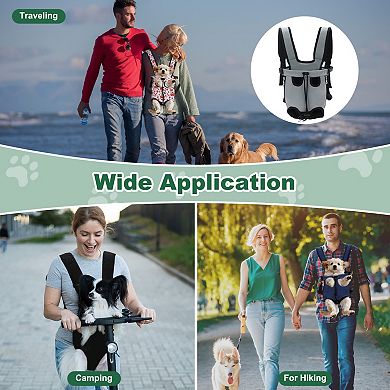 1Pc Front Pet Carrier Backpack for Small Dogs and Cats