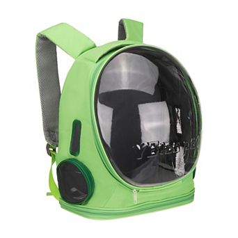 1 pc Pet Backpack Carrier Portable Travel Bag with Transparent Cover, 12.99x7.87x16.54 Inch