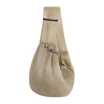 1 pc 16.5 Lbs Soft Pouch Breathable Mesh Pet Crossbody Shoulder Bag, 29.53x25.59 Inch