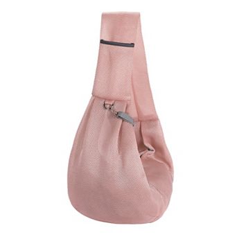 1 pc 16.5 Lbs Soft Pouch Breathable Mesh Pet Crossbody Shoulder Bag, 29.53x25.59 Inch
