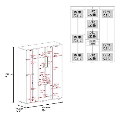 Volant Armoire, Natural Oak