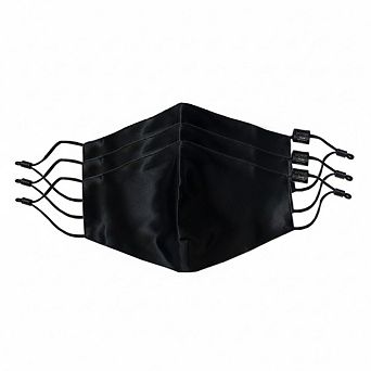 100% Silk Face Mask, Antimicrobial, 3 pk