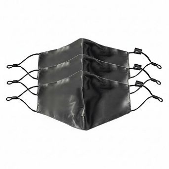 100% Silk Face Mask, Antimicrobial, 3 pk