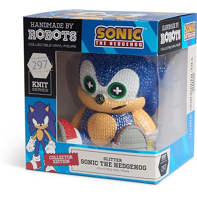 Handmade by Robots - Sonic the Hedgehog - Sonic #297 (Glitter)