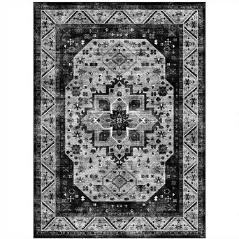 ANIXOL Short Pile Vintage Area Rug