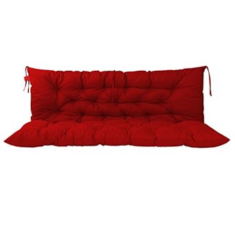 Outdoor Swing Replacement Cushion, Patio Furniture Cushions for Porch, Garden, Loveseat Glider