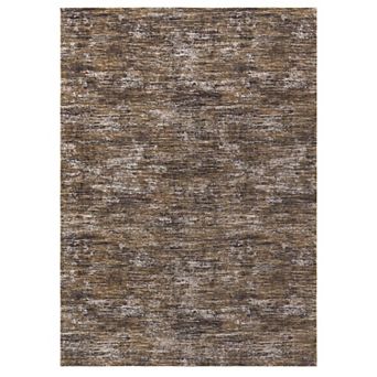 Modern Textured Area Rug Ultra Thin Low Pile Machine Washable Floor Cover for Kitchen Living Room