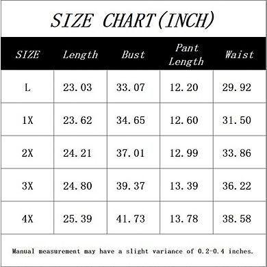 Women's Plus Size Ruffle Hem Two-Piece Swimsuit Flowy with Matching Swim Shorts