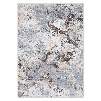 Boho Modern Washable Rug Non-Skid Backing, Stain Resistant, Perfect for Kids, Pets & High Traffic