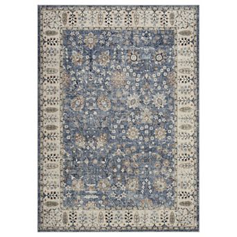 Boho Modern Washable Rug Non-Skid Backing, Stain Resistant, Perfect for Kids, Pets High Traffic