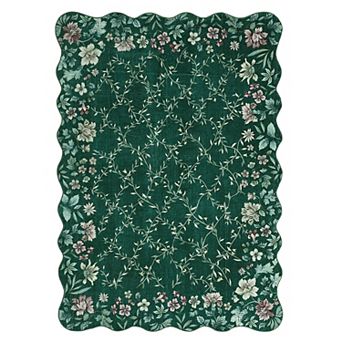 Floral Area Rugs Non Slip Soft Ultra-Thin Indoor Boho Rug