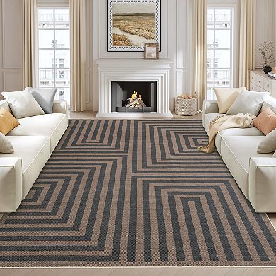 Home Decor Bedroom Modern Area Rug Washable Non Shedding Floorcover