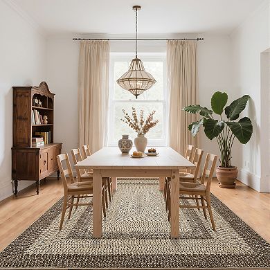 Modern Woven Area Rug Foldable Low Pile Machine Washable Carpet for Kid's Room Playroom Dining Room